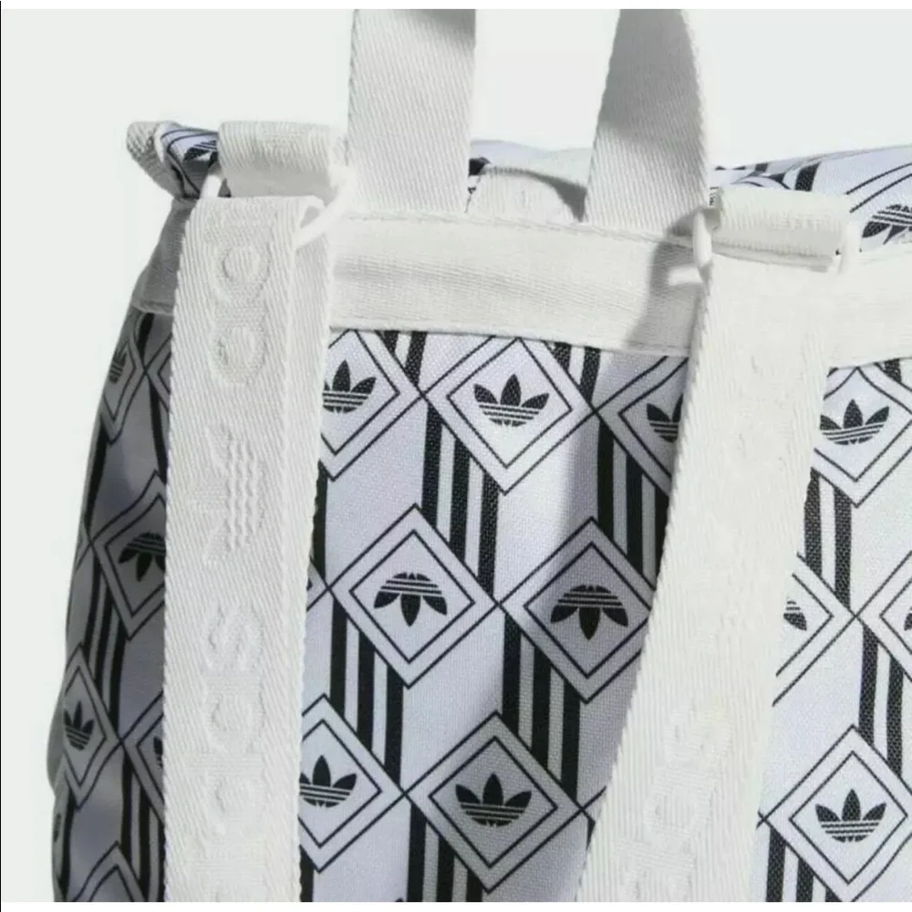 Adidas Women's Originals Utility Mini Backpack Girls Monogram Bags White LP6173 - Picture 6 of 15